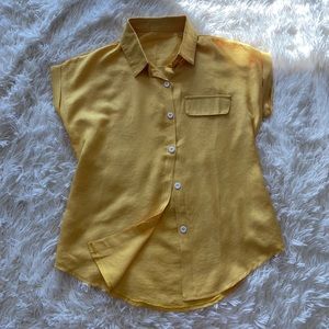 Yellow Button Up Shirt